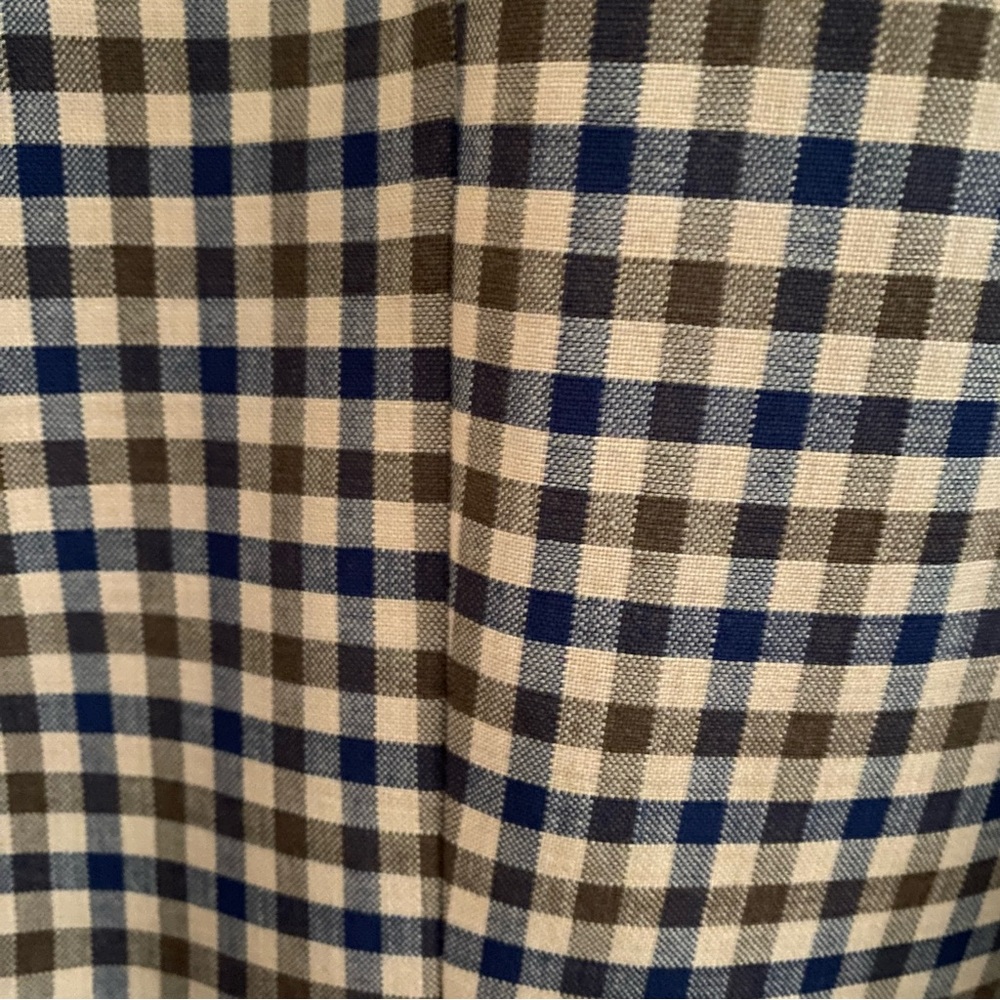 J. Crew Alfie Honey Plaid Italian Wool Stretch Blazer Size 10 NWOT Tollegno 1900 - Picture 6 of 16